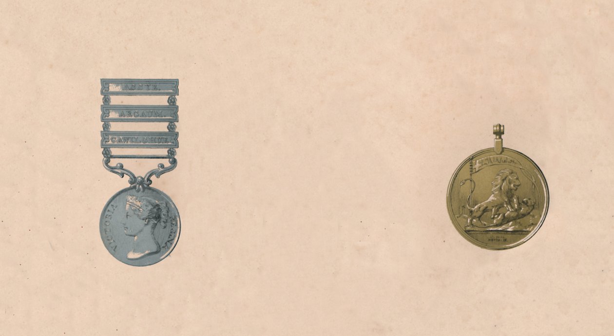 Mitalit taisteluista Intiassa, 1911-luku tekijältä Unbekannt