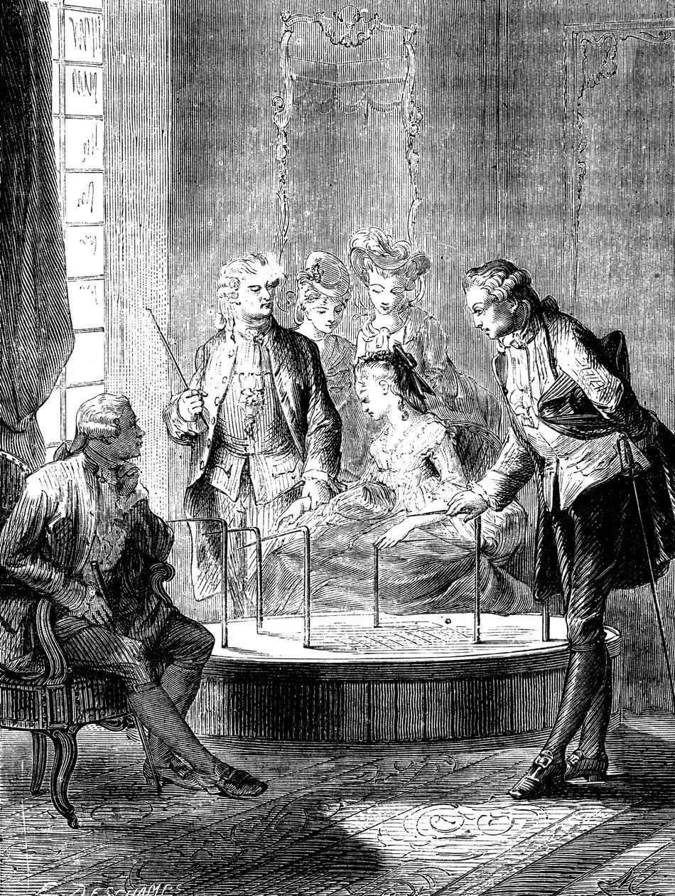 Mesmers amme, c1870 tekijältä Unbekannt