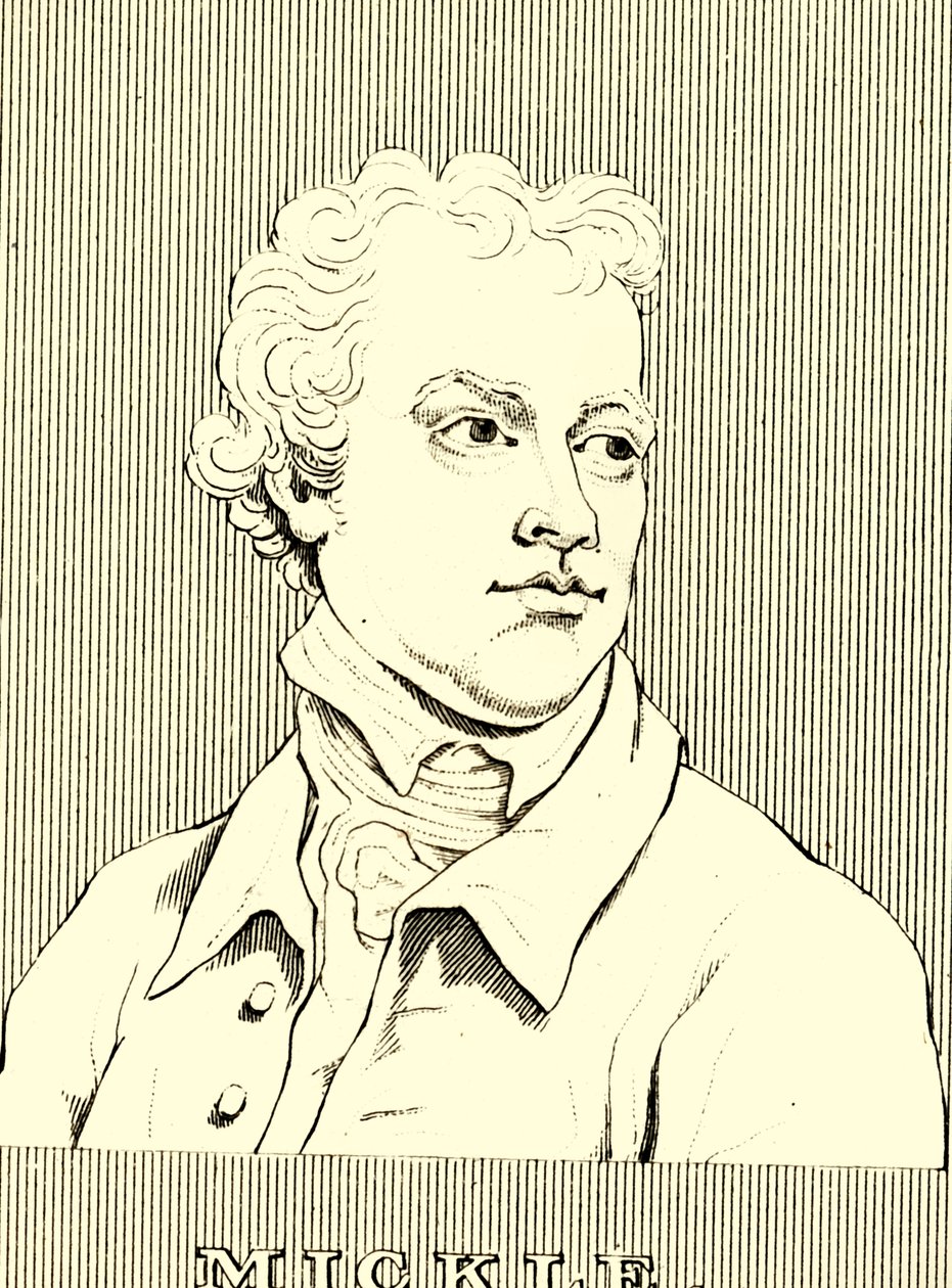 Mickle, 1734-1788, 1830. tekijältä Unbekannt