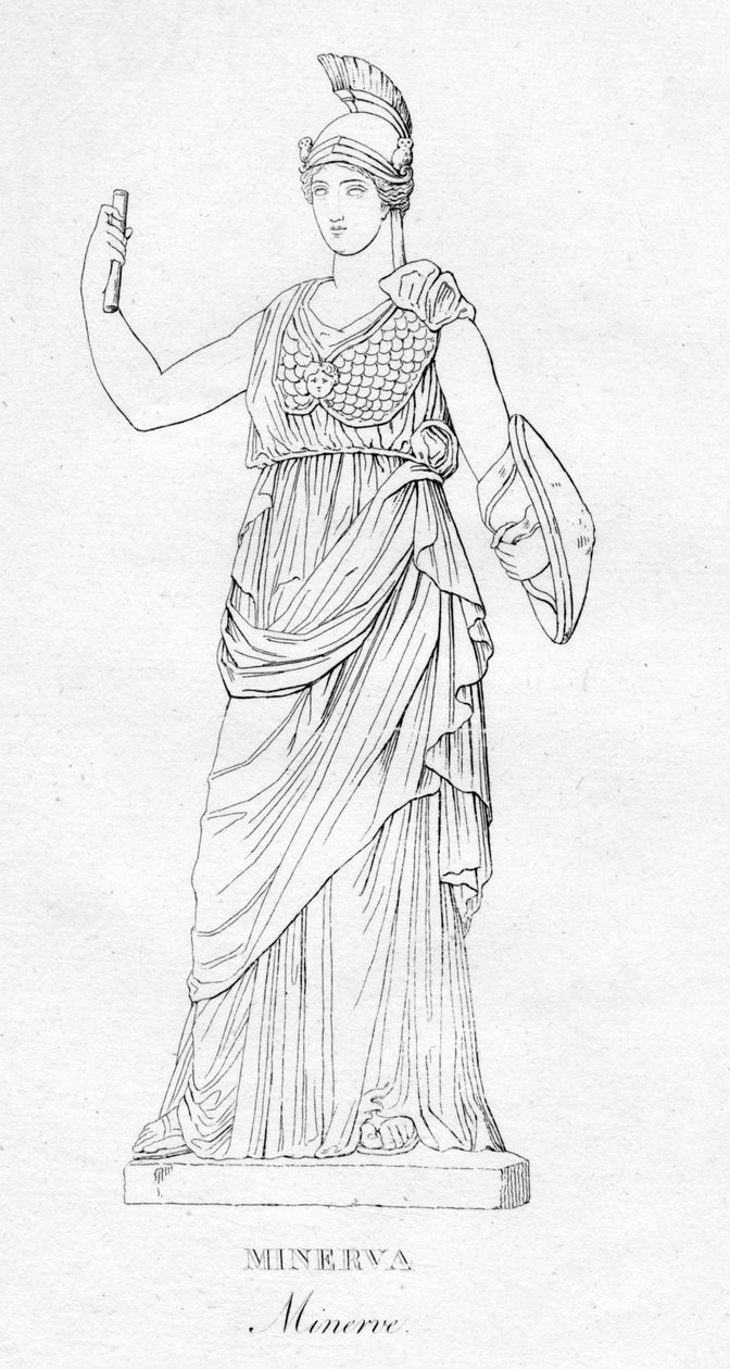 Minerva Minerva, c1850 tekijältä Unbekannt