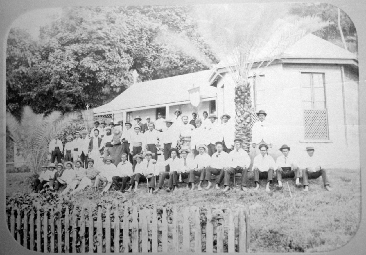 Lähetystyökoulu, Levuka, Fidži, 1888 tekijältä Unbekannt