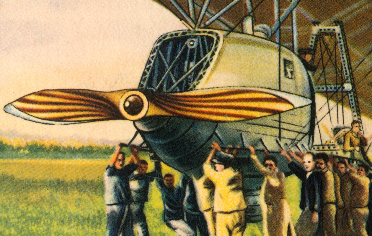 Zeppeliinin moottorigondoli, 1932. tekijältä Unbekannt