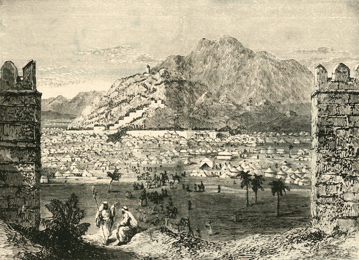 Arafat-vuori, lähellä Mekkaa, 1890. tekijältä Unbekannt