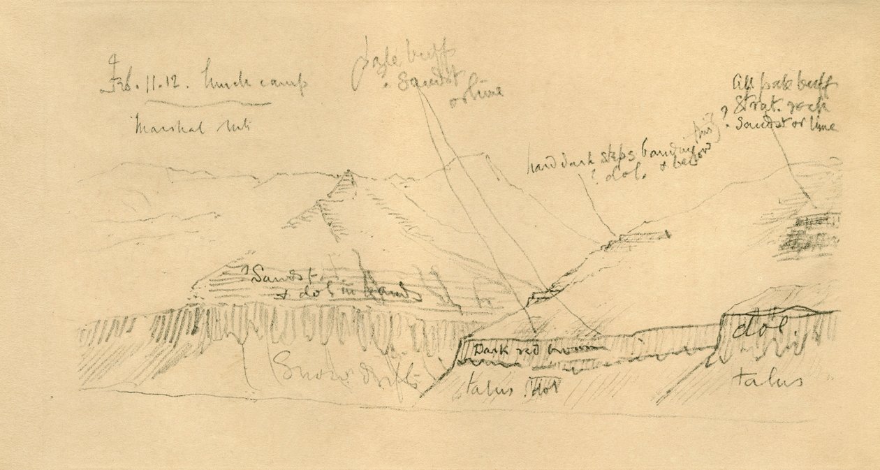 Mount Buckley, 11. helmikuuta 1912, 1913 tekijältä Unbekannt