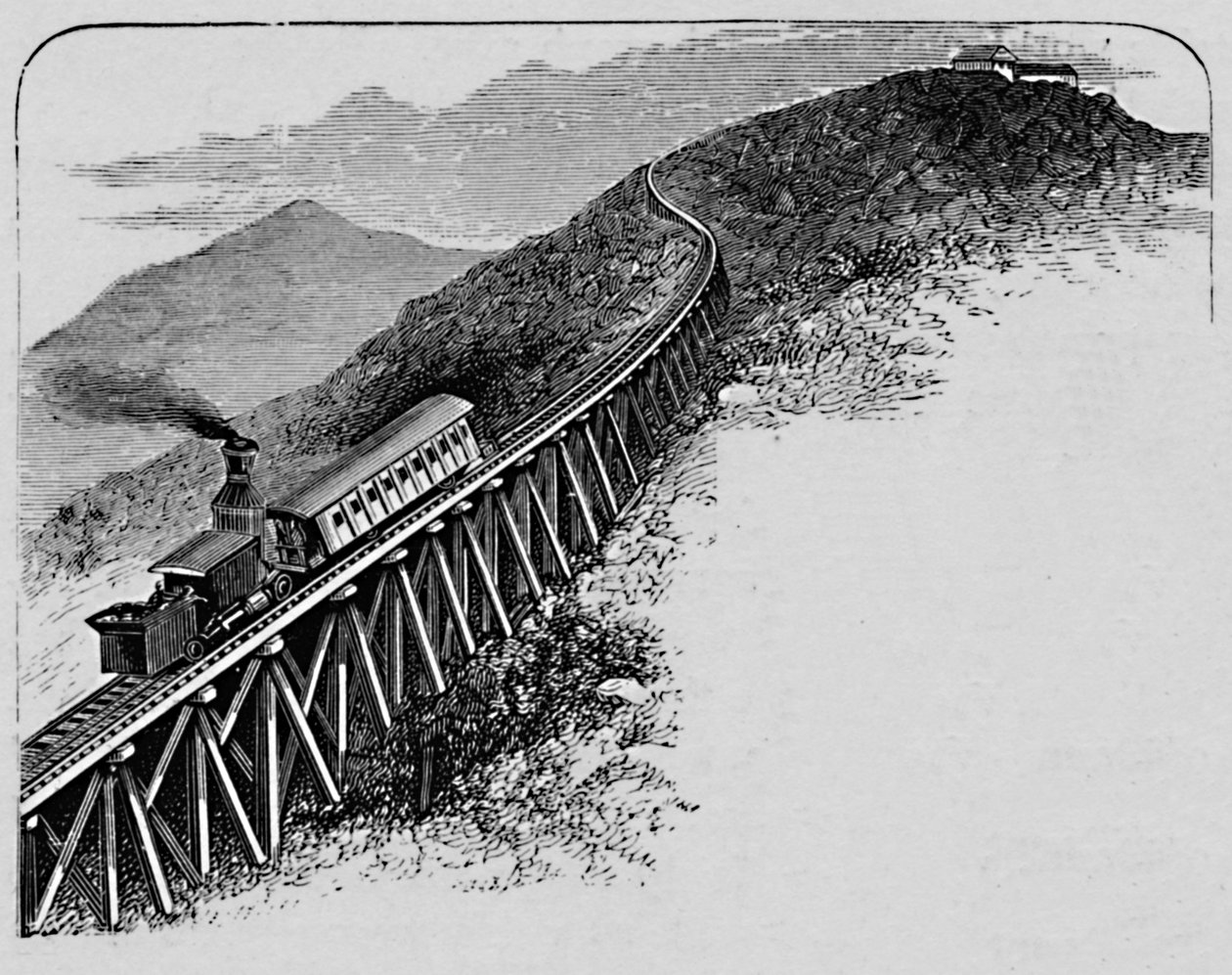 Mount Washington Railway, 1883 tekijältä Unbekannt