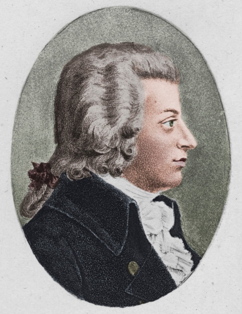Mozart, 1895. tekijältä Unbekannt