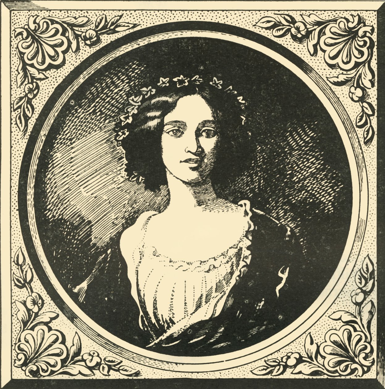 Rouva Gladstone vuonna 1857, 1948. tekijältä Unbekannt