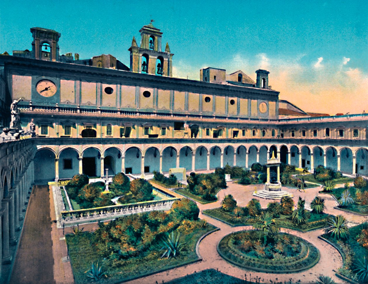 Napoli - S. Martinon kioski, 1900. tekijältä Unbekannt
