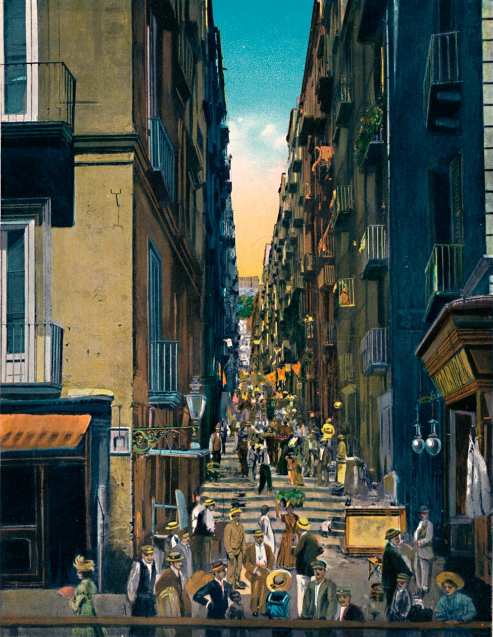 Napoli - Gradoni Di Chiaia, 1900. tekijältä Unbekannt