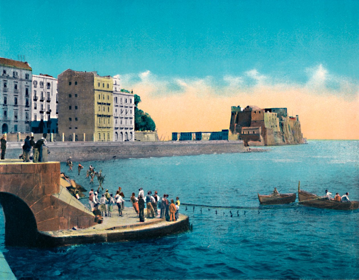 Napoli - Via Partenope ja Castel Dell