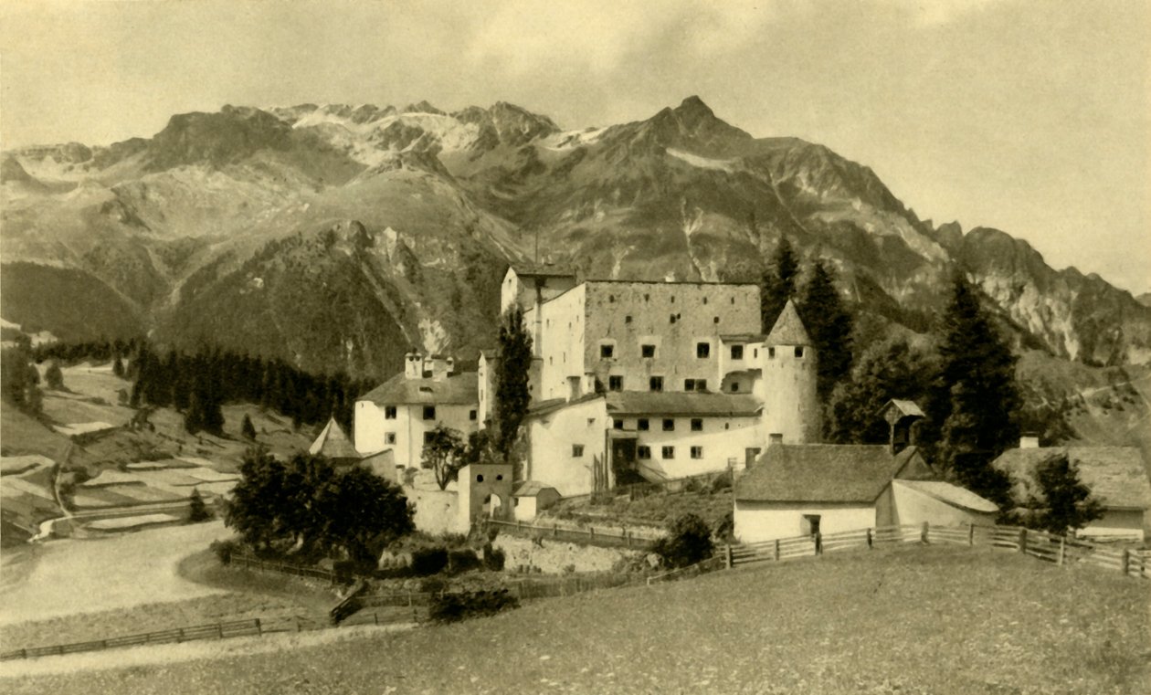 Naudersbergin linna, Nauders, Itävalta, 1935. tekijältä Unbekannt