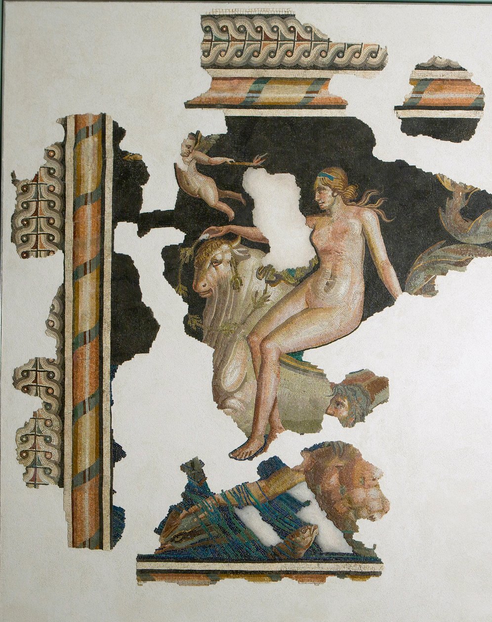 Nereide, Italia (mosaiikki) tekijältä Unbekannt