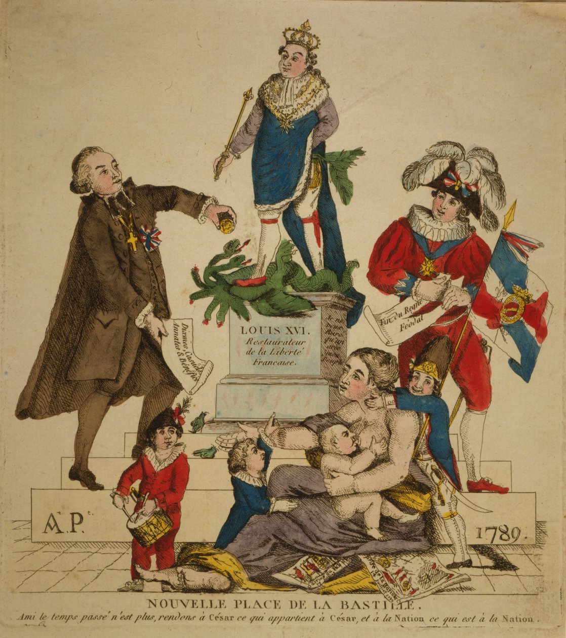Uusi Place de la Bastille, 1789. tekijältä Unbekannt