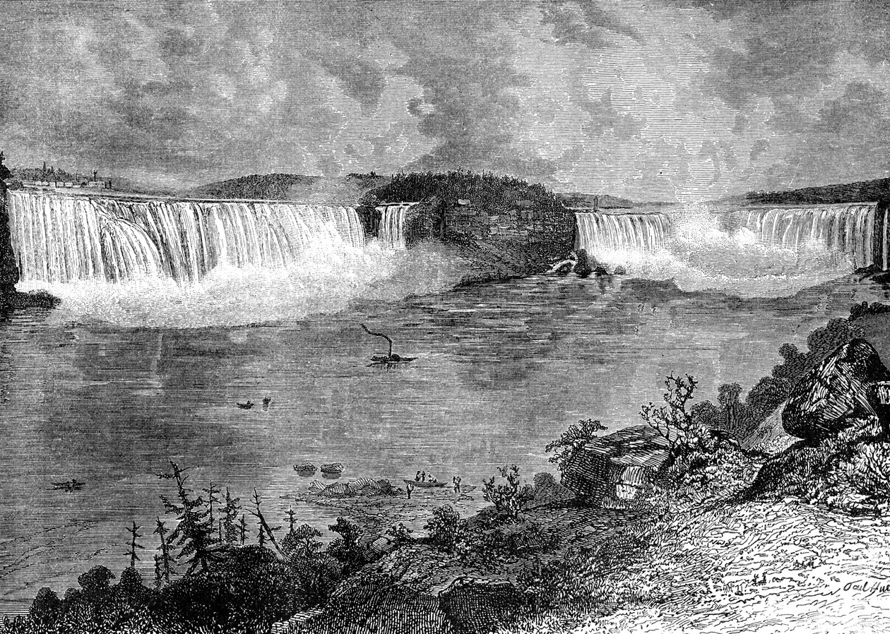 Niagaran putoukset, Kanada, 1800-luku. tekijältä Unbekannt
