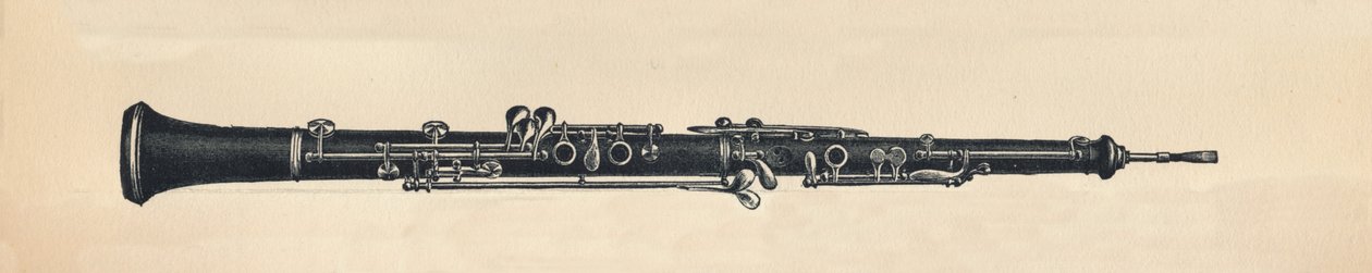 Oboe, 1895. tekijältä Unbekannt