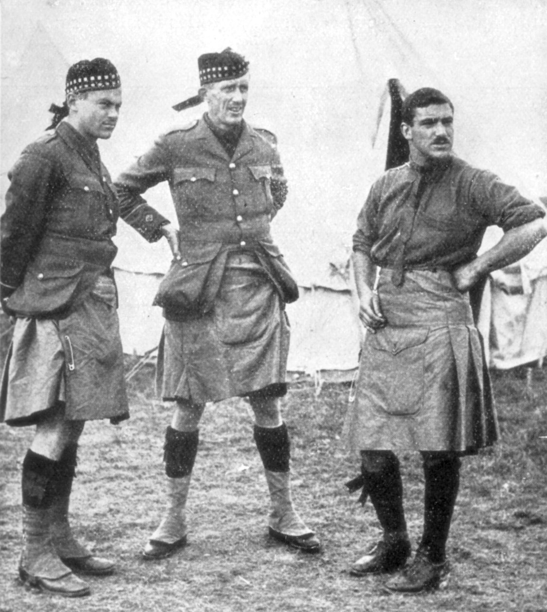 Kanadan ylämaan upseerit, 1915 tekijältä Unbekannt