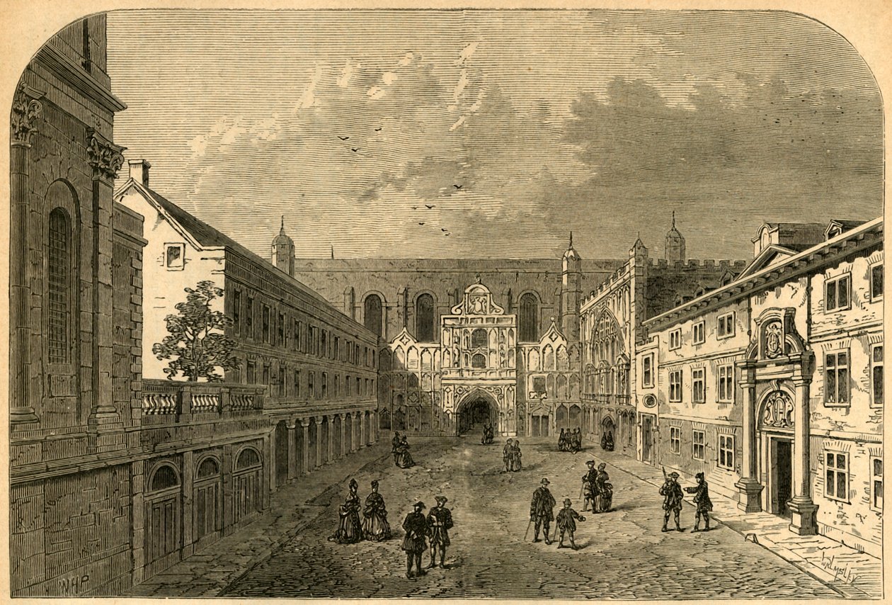 Old Front of Guildhall, c1725, 1897. tekijältä Unbekannt
