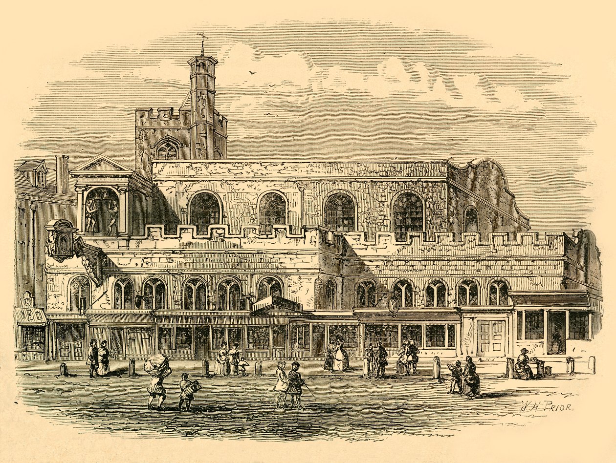 Vanha St. Dunstansin kirkko, 1814, 1897. tekijältä Unbekannt
