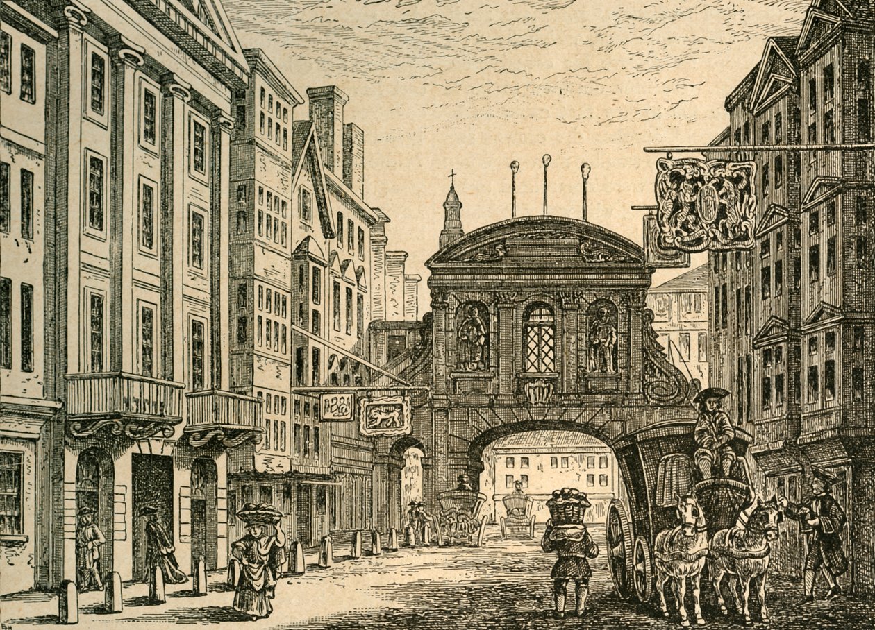 Old Temple Bar and the Devil Tavern, 1897. tekijältä Unbekannt