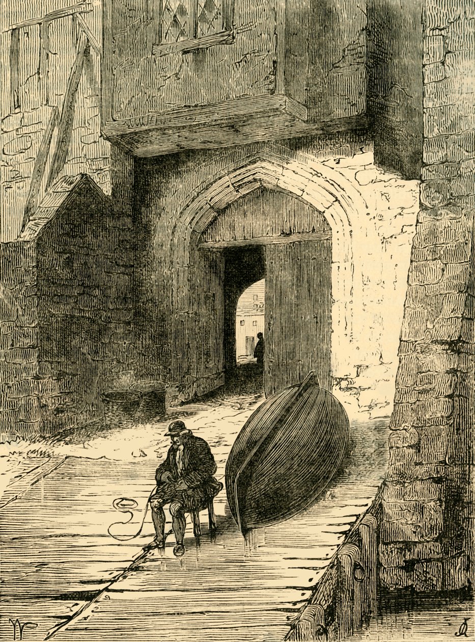 Old Whitehall Stairs, 1878. tekijältä Unbekannt