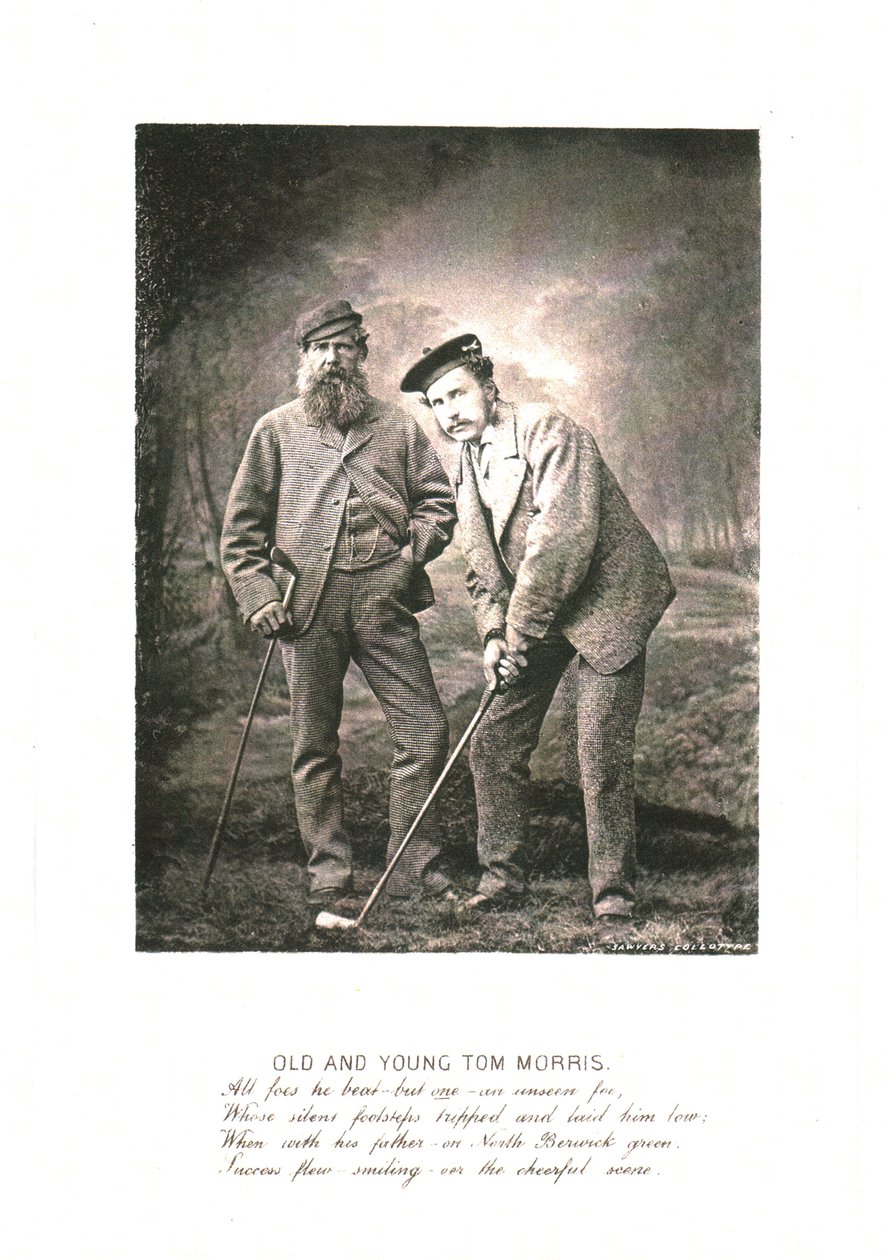 Vanha ja nuori Tom Morris, 1870 tekijältä Unbekannt