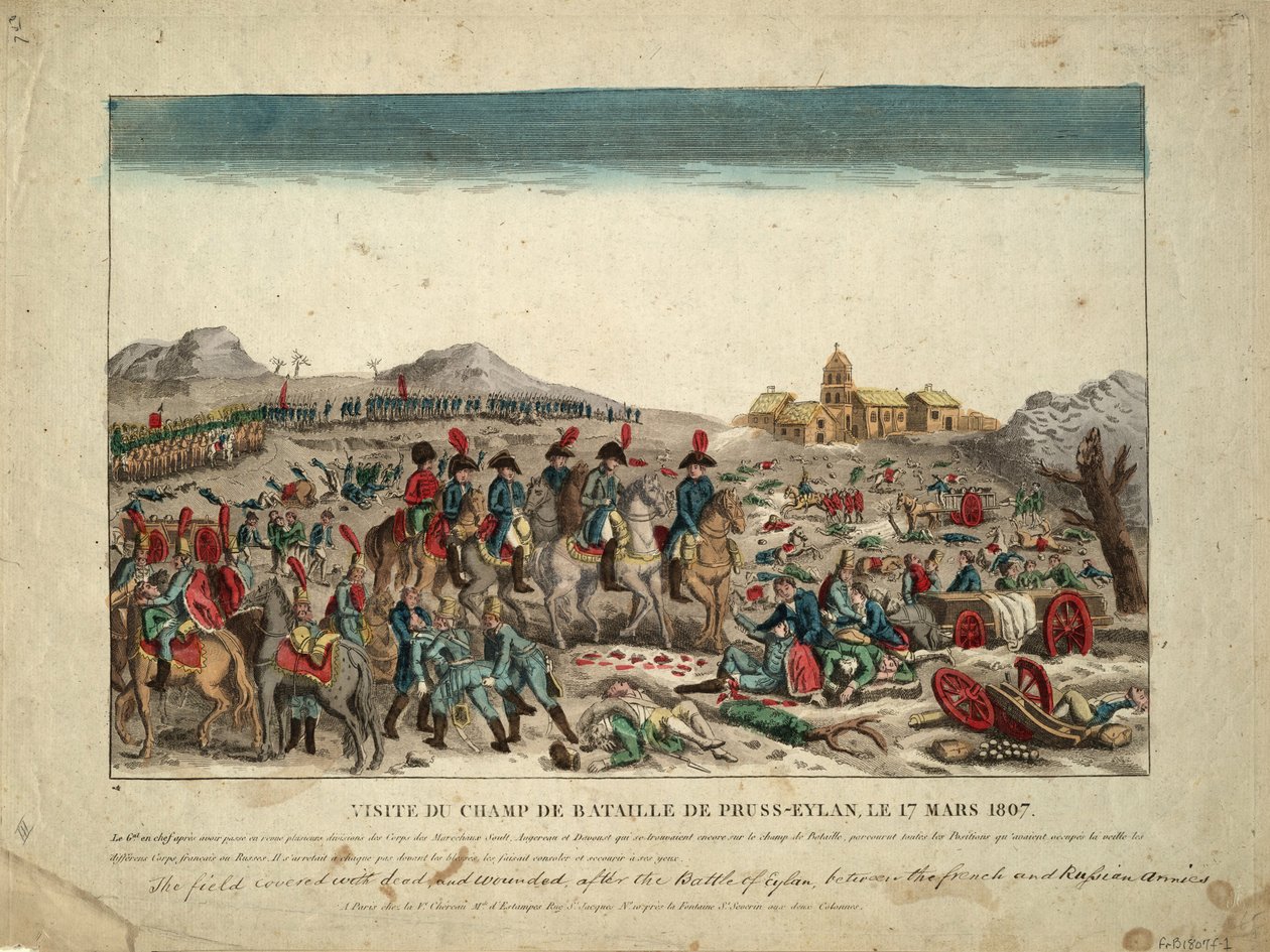 Eylaun taistelukentällä 1807 tekijältä Unbekannt