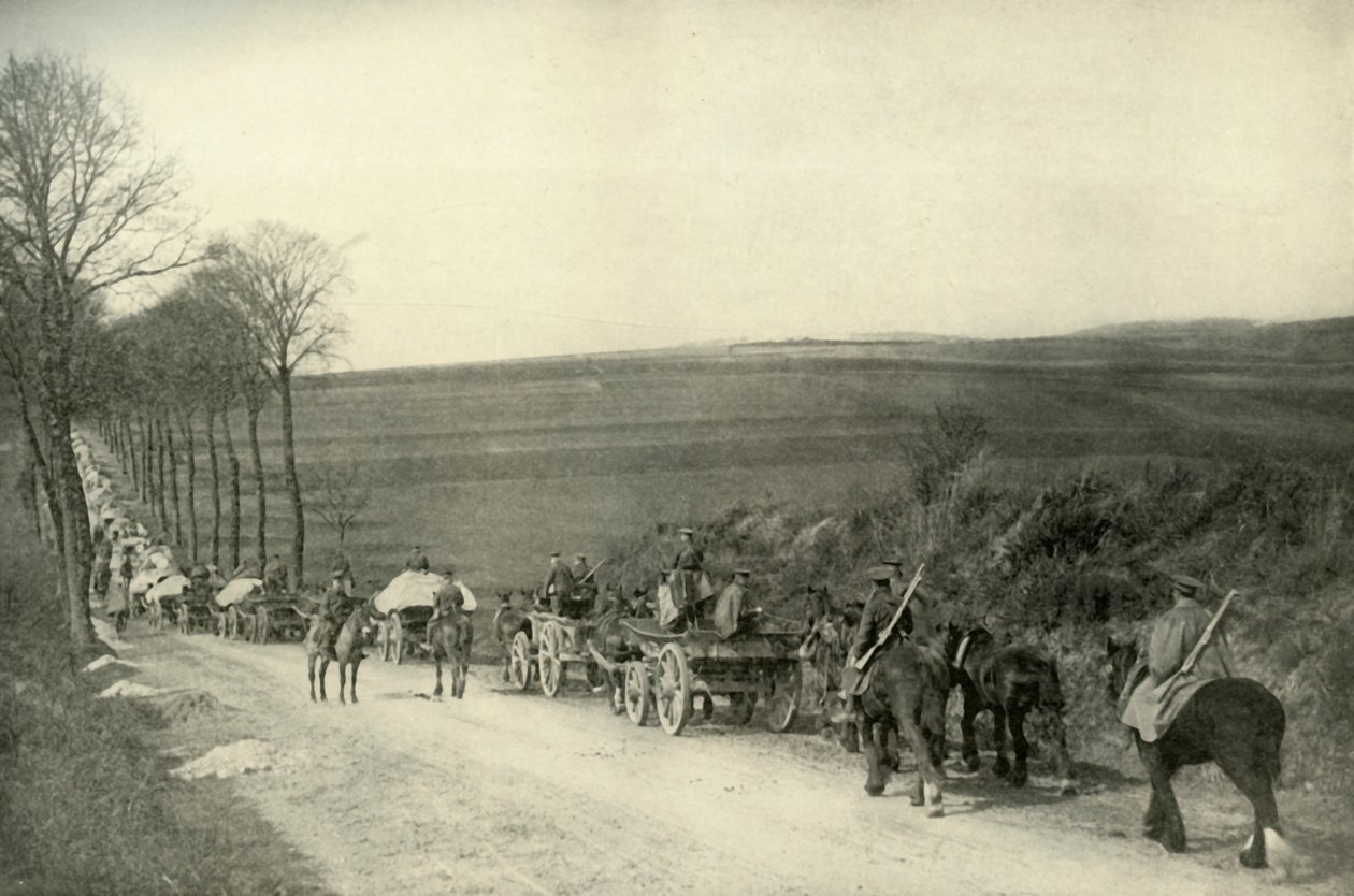 Matkalla juoksuhaudoihin, 1919. tekijältä Unbekannt