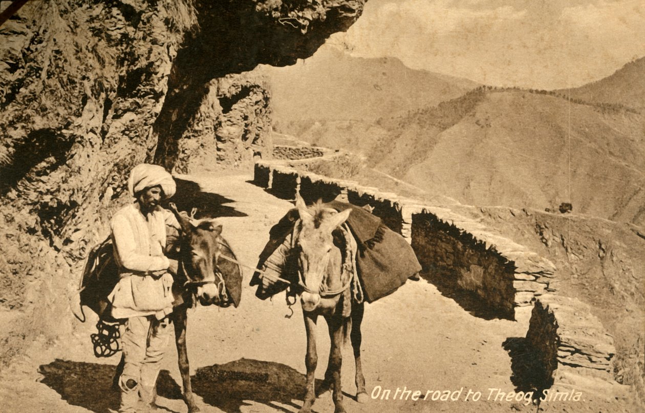 Matkalla Theogiin, Simla, c1918-c1939. tekijältä Unbekannt