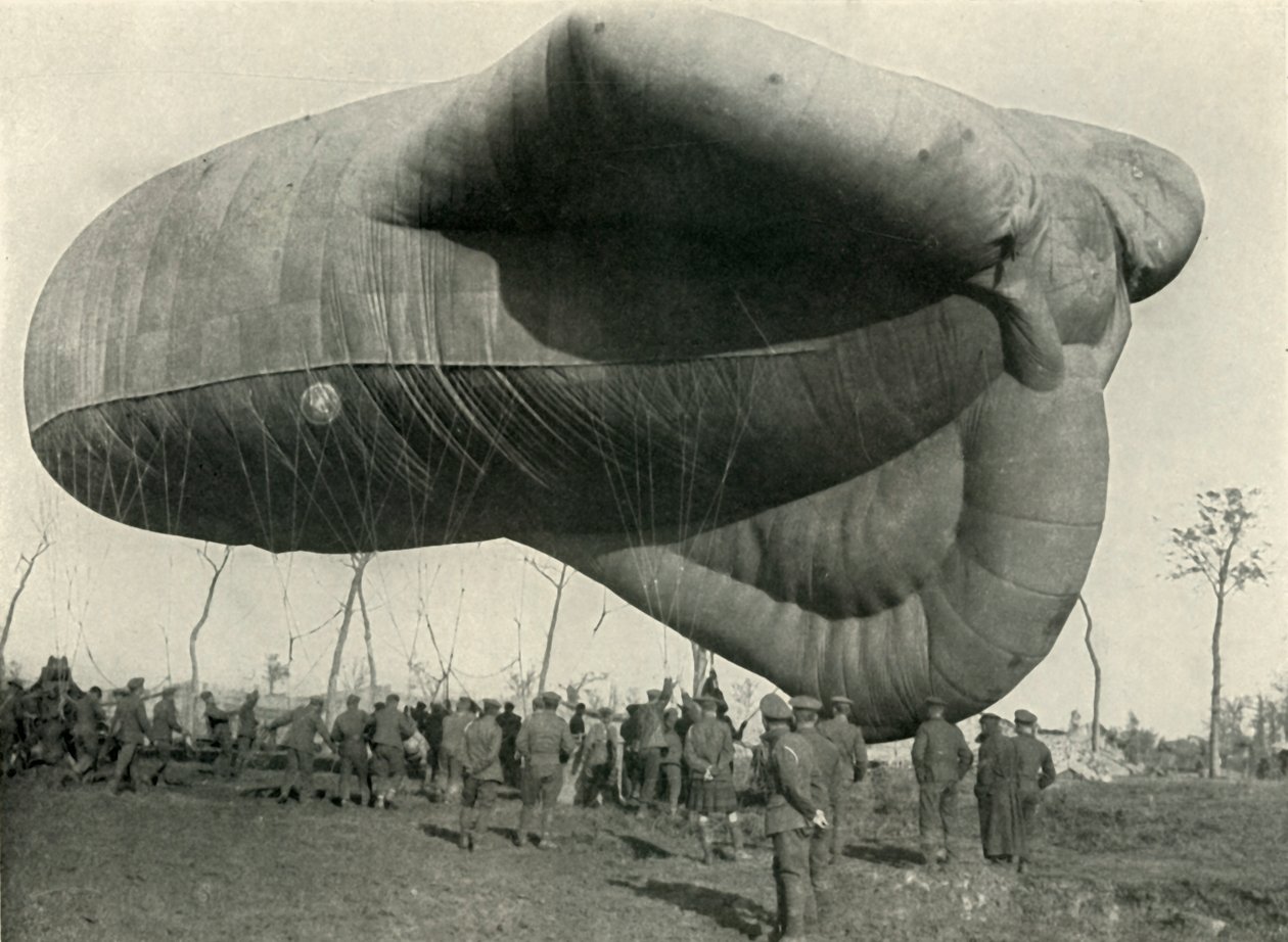 Yksi havaintoilmapalloistamme, 1919. tekijältä Unbekannt