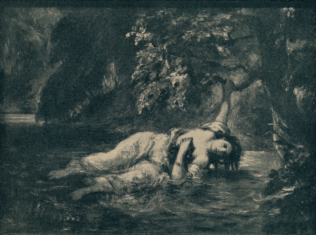Ophelia, 1853, 1935. tekijältä Unbekannt