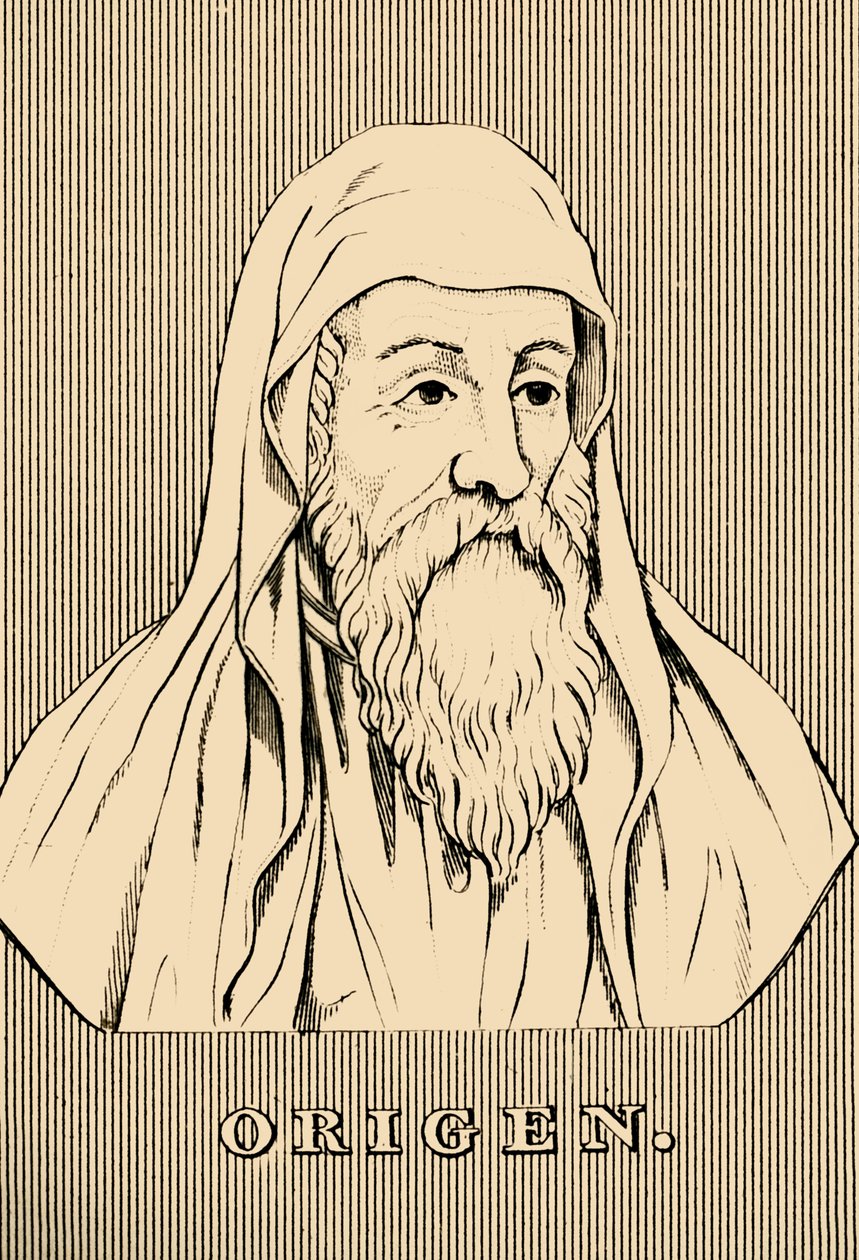 Origen, c184-c253, 1830. tekijältä Unbekannt