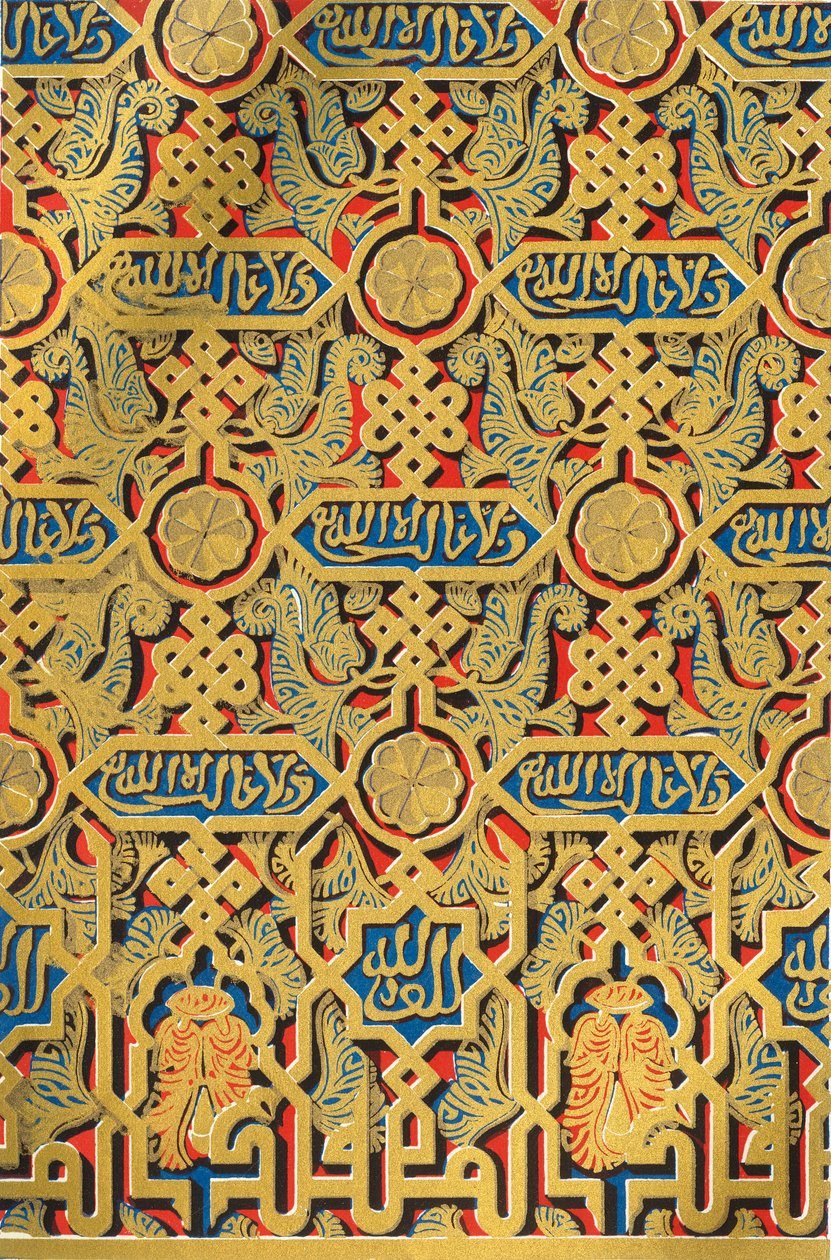 Ornamentit paneelissa, Suurlähettiläshalli, 1907. tekijältä Unbekannt