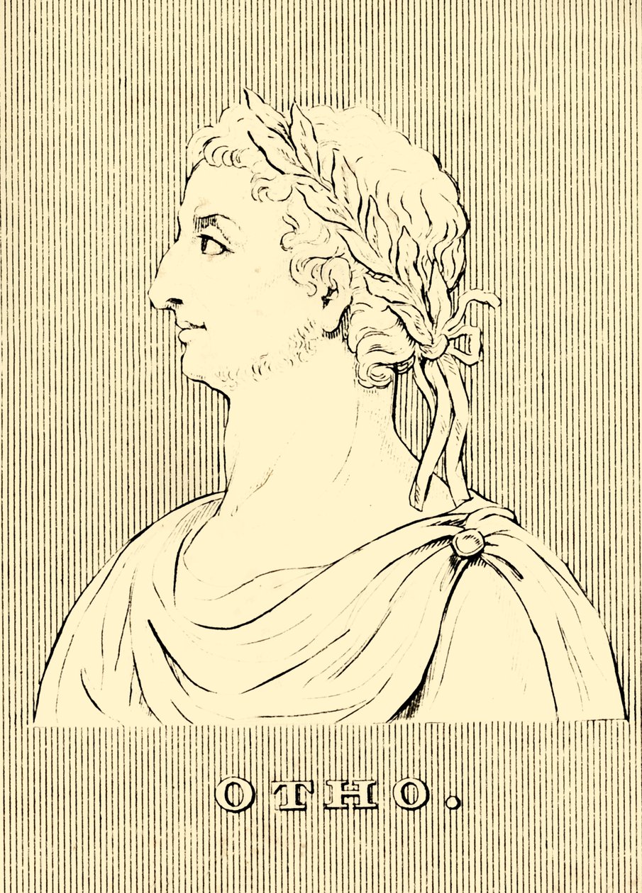 Otho, 32-69 jKr, 1830. tekijältä Unbekannt