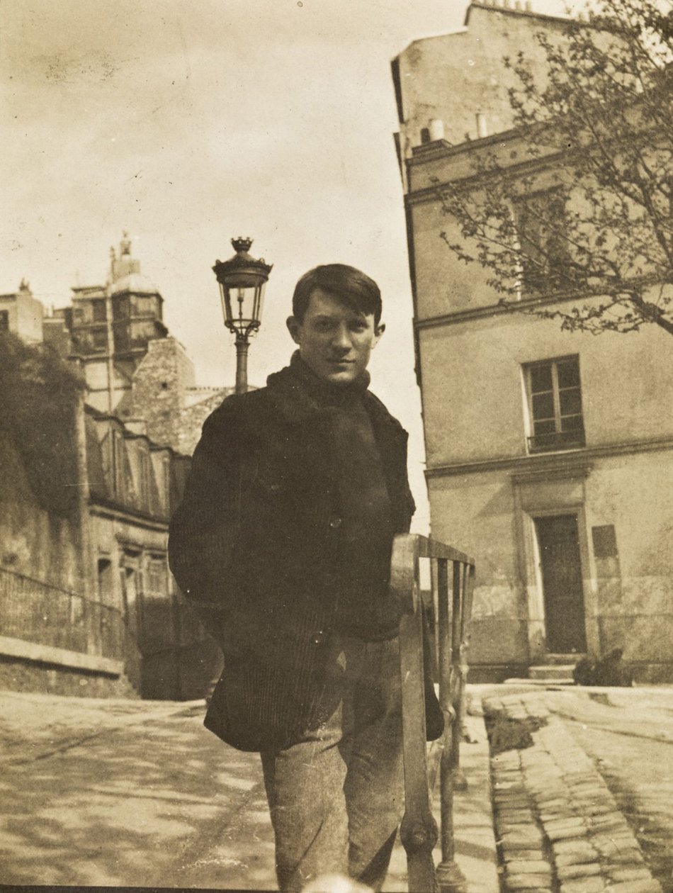 Pablo Picasso paikassa Ravignan, Montmartre, 1904. tekijältä Unbekannt