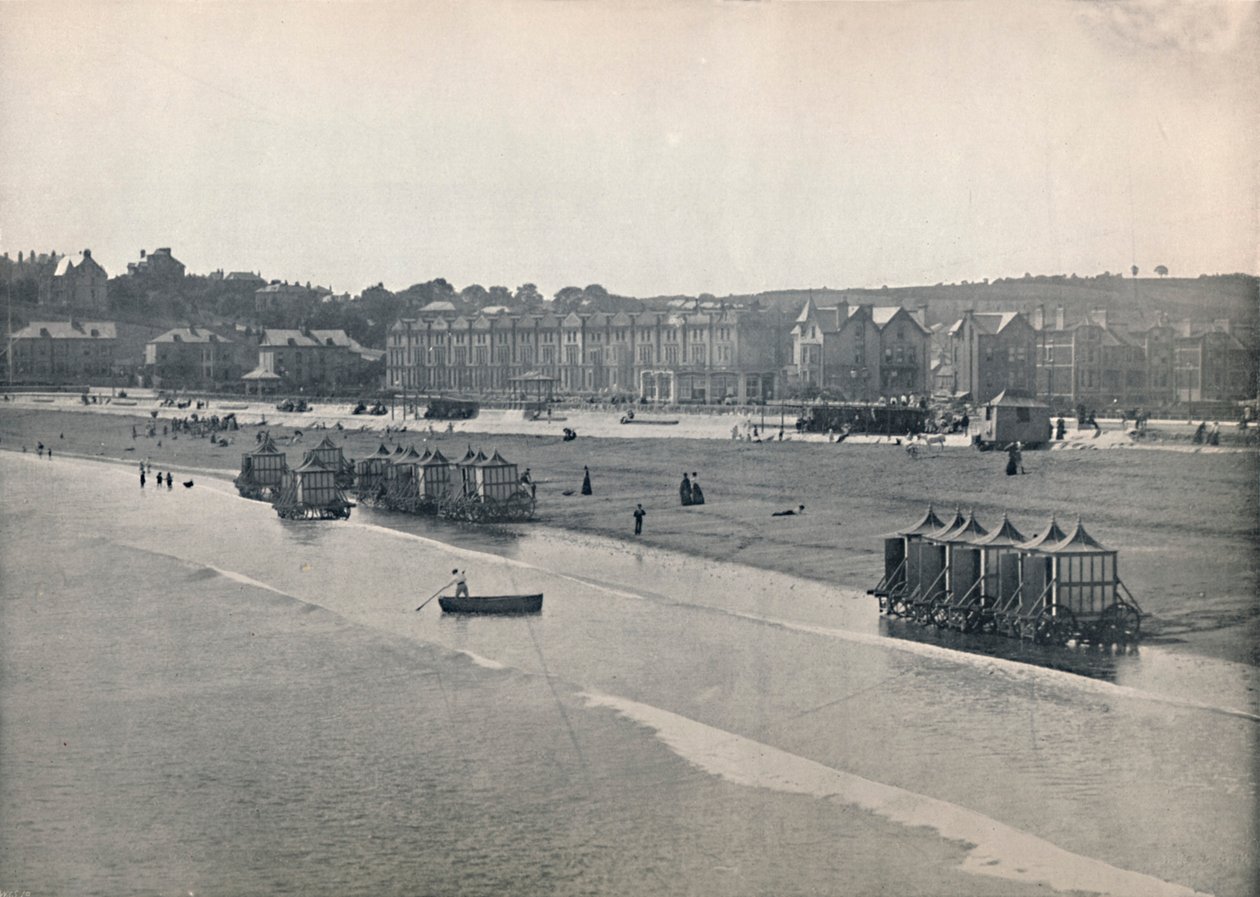 Paignton - The Sands, laiturilta, 1895 tekijältä Unbekannt