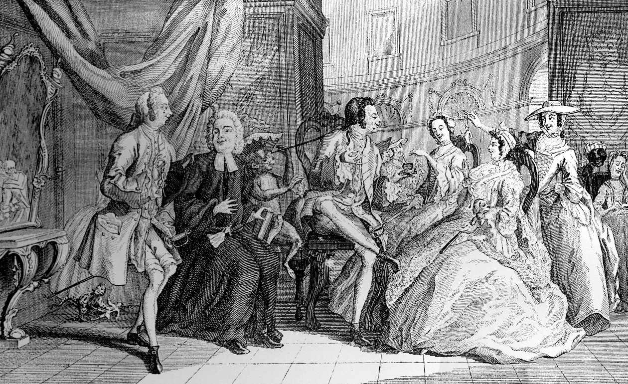 Muodikas maalaus, 1748 tekijältä Unbekannt