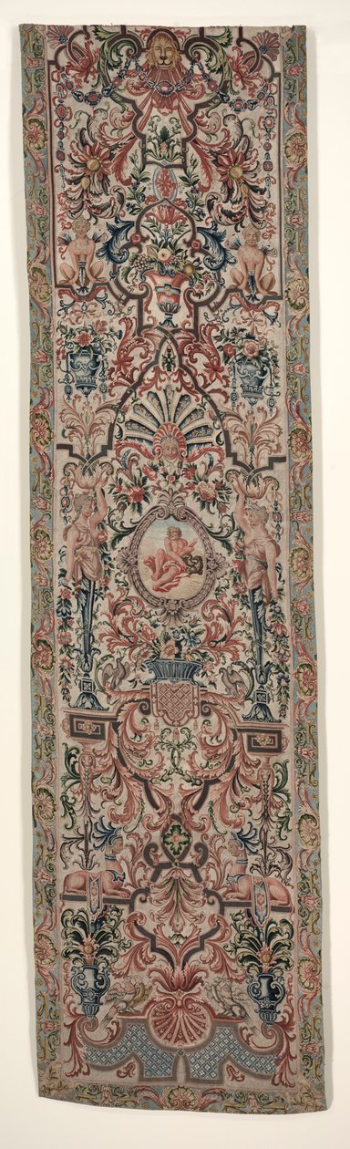 Pari käsityösängyn verhoilua, c. 1690. tekijältä Unbekannt