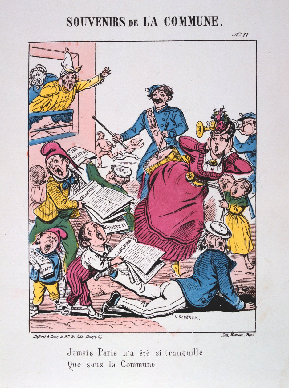 Pariisin kommuuni, 1871. tekijältä Unbekannt