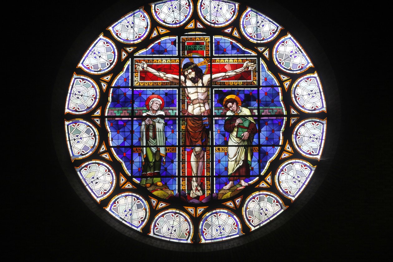 Pariisi, Ranska Notre-Dame-du-Rosairen kirkko lasimaalaukset, Pariisi, Ranska tekijältä Unbekannt