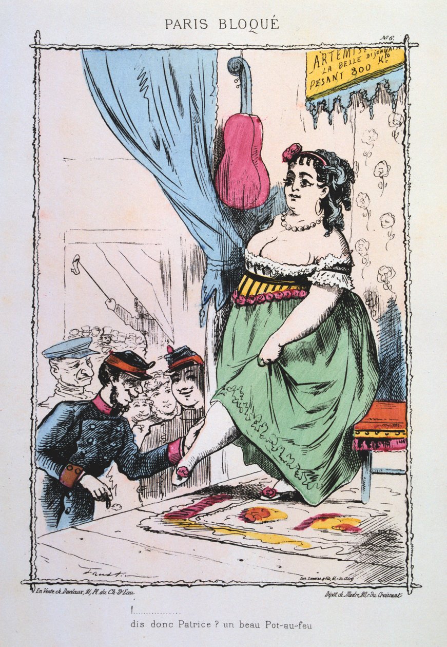 Pariisi piiritetty, 1870-1871 tekijältä Unbekannt