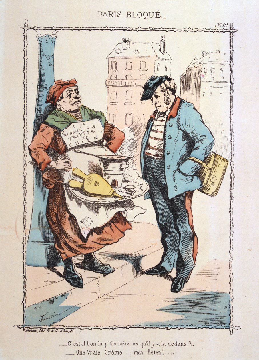 Pariisi piiritetty, 1870-1871. tekijältä Unbekannt