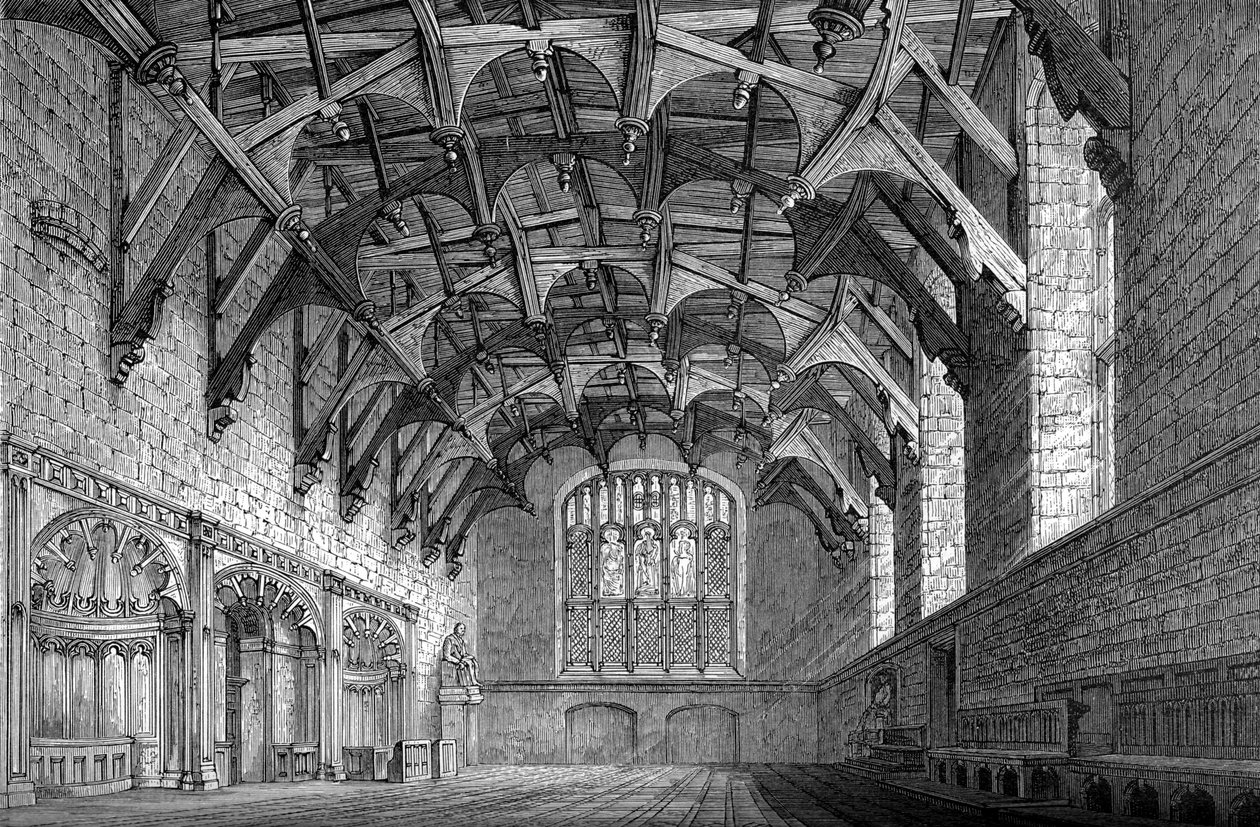 Eduskuntatalo, Edinburgh, rakennettu 1632-1639, 1893 tekijältä Unbekannt