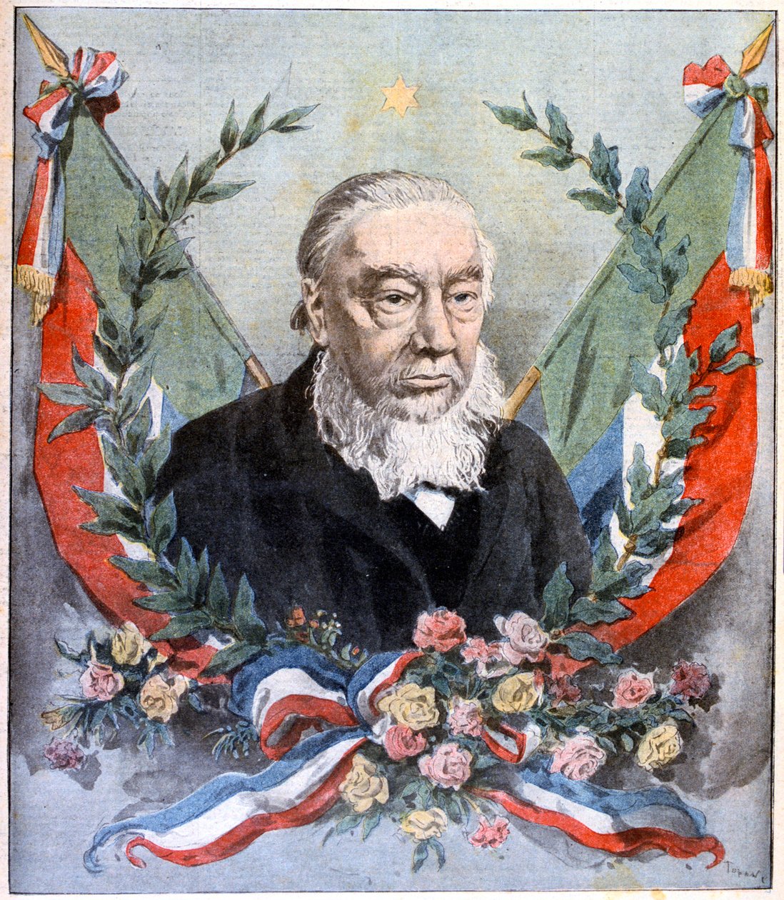 Paul Kruger, eteläafrikkalainen poliitikko, 1900 tekijältä Unbekannt