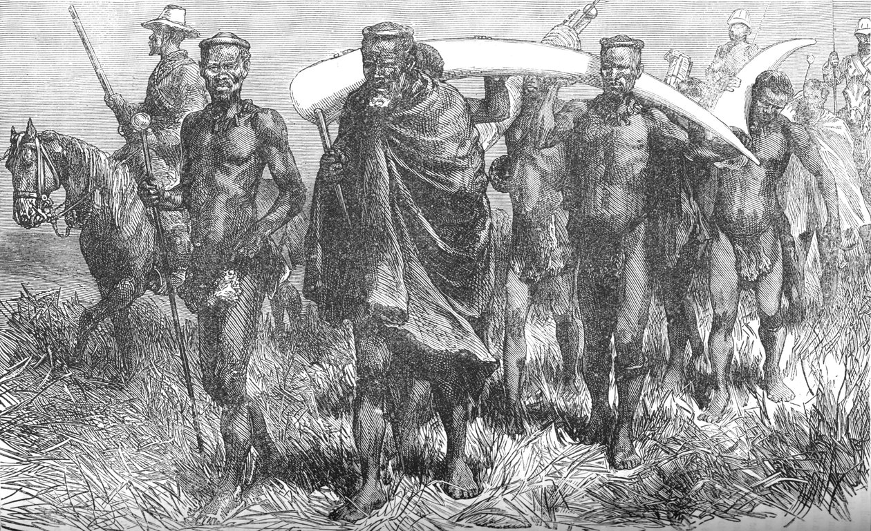 Rauhan lähettiläitä Cetewayosta, vuodelta 1880 tekijältä Unbekannt