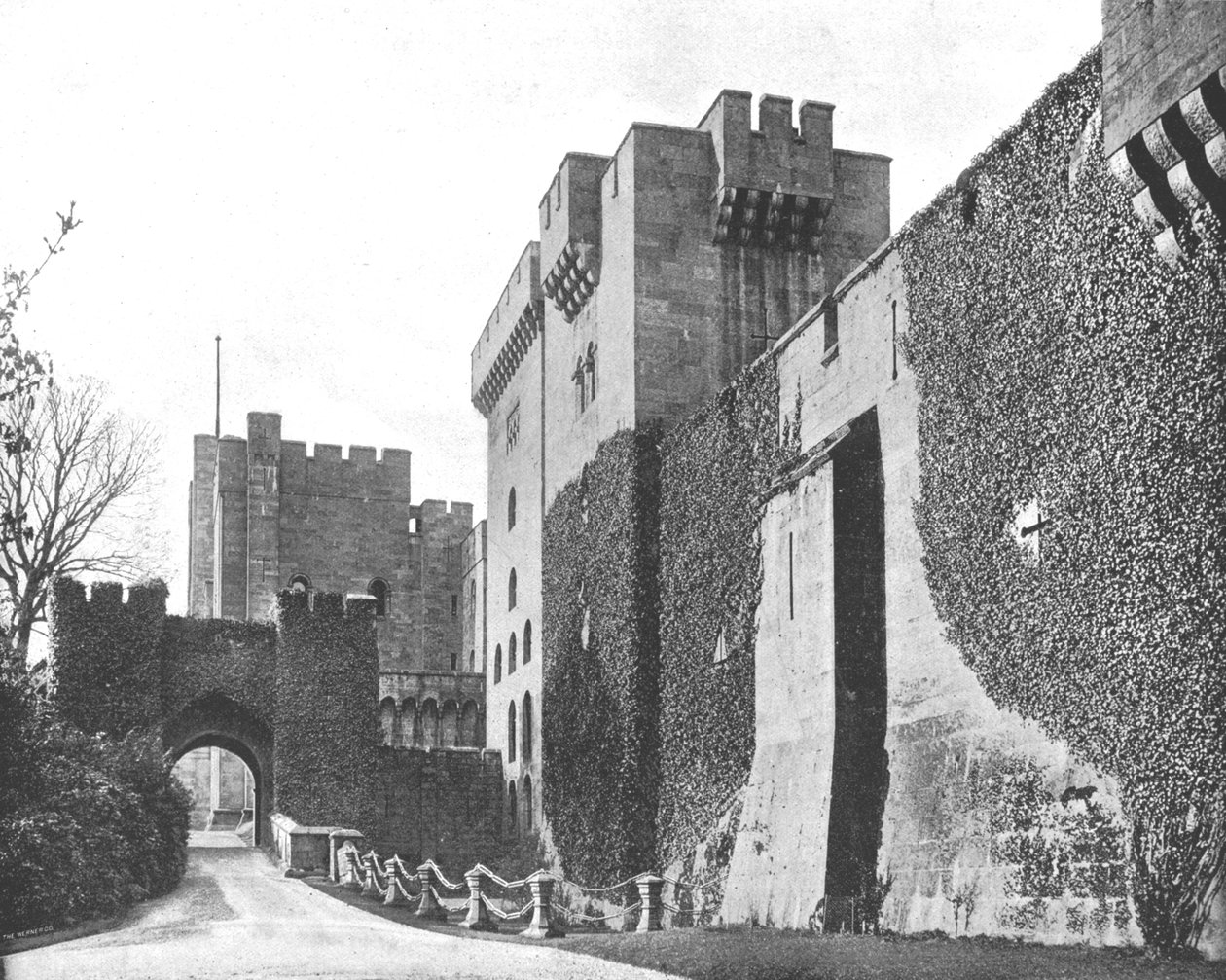 Penrhynin linna, Bangor, Pohjois-Wales, 1894. tekijältä Unbekannt