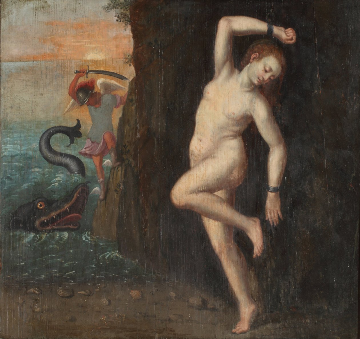 Perseus ja Andromeda, n. 1600 tekijältä Unbekannt
