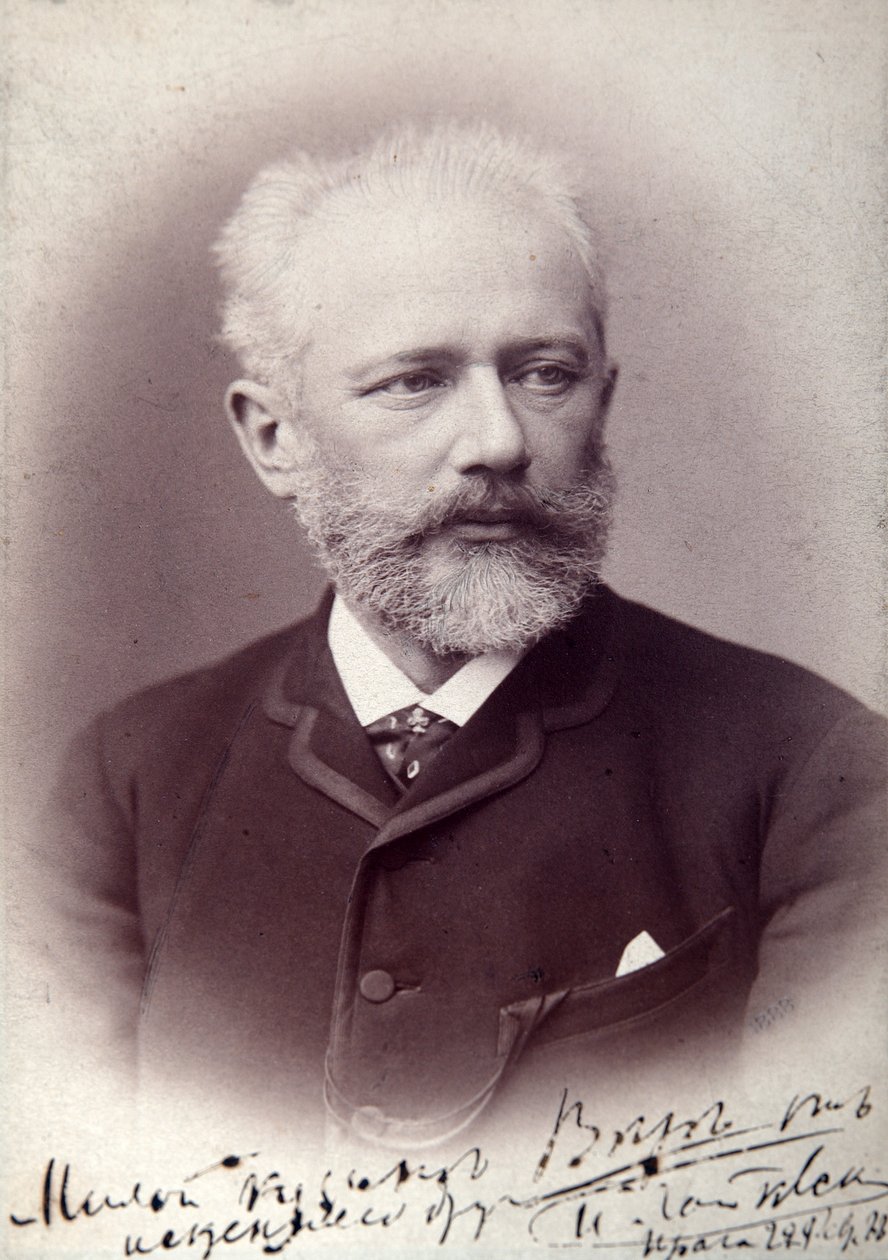 Peter Tšaikovski, venäläinen säveltäjä, 1888 tekijältä Unbekannt