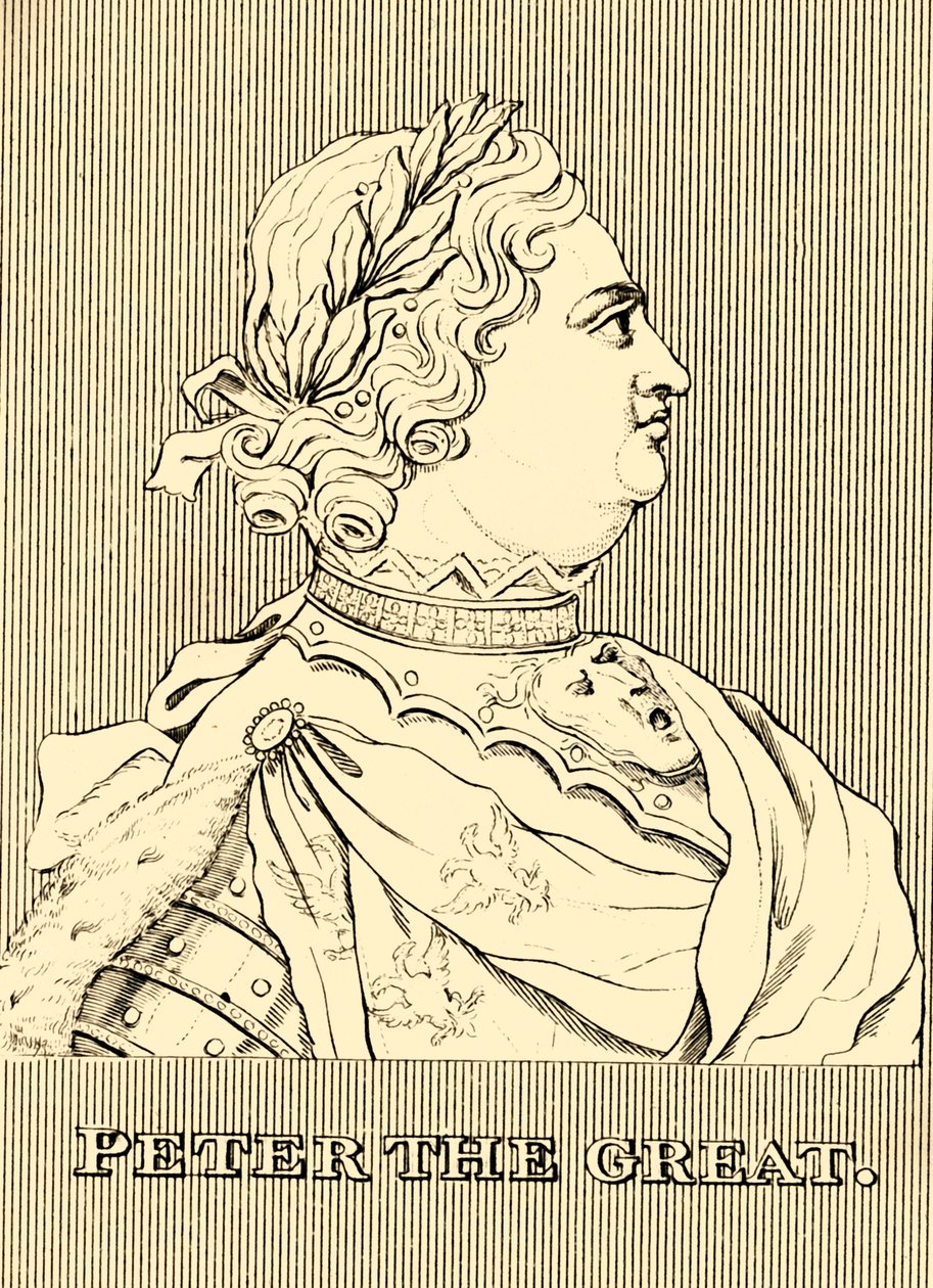 Pietari Suuri, 1672-1725, 1830. tekijältä Unbekannt