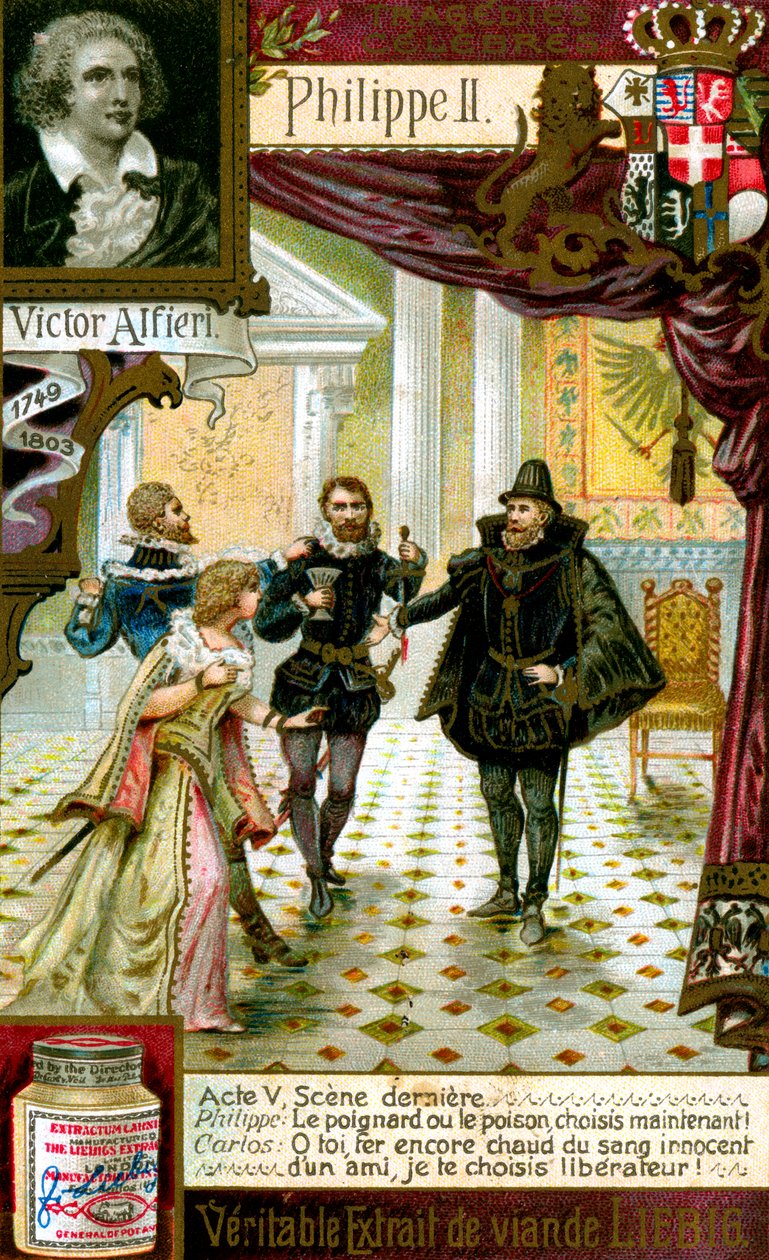 Philip II, Vittorio Alfieri 1749-1803, c1900 tekijältä Unbekannt