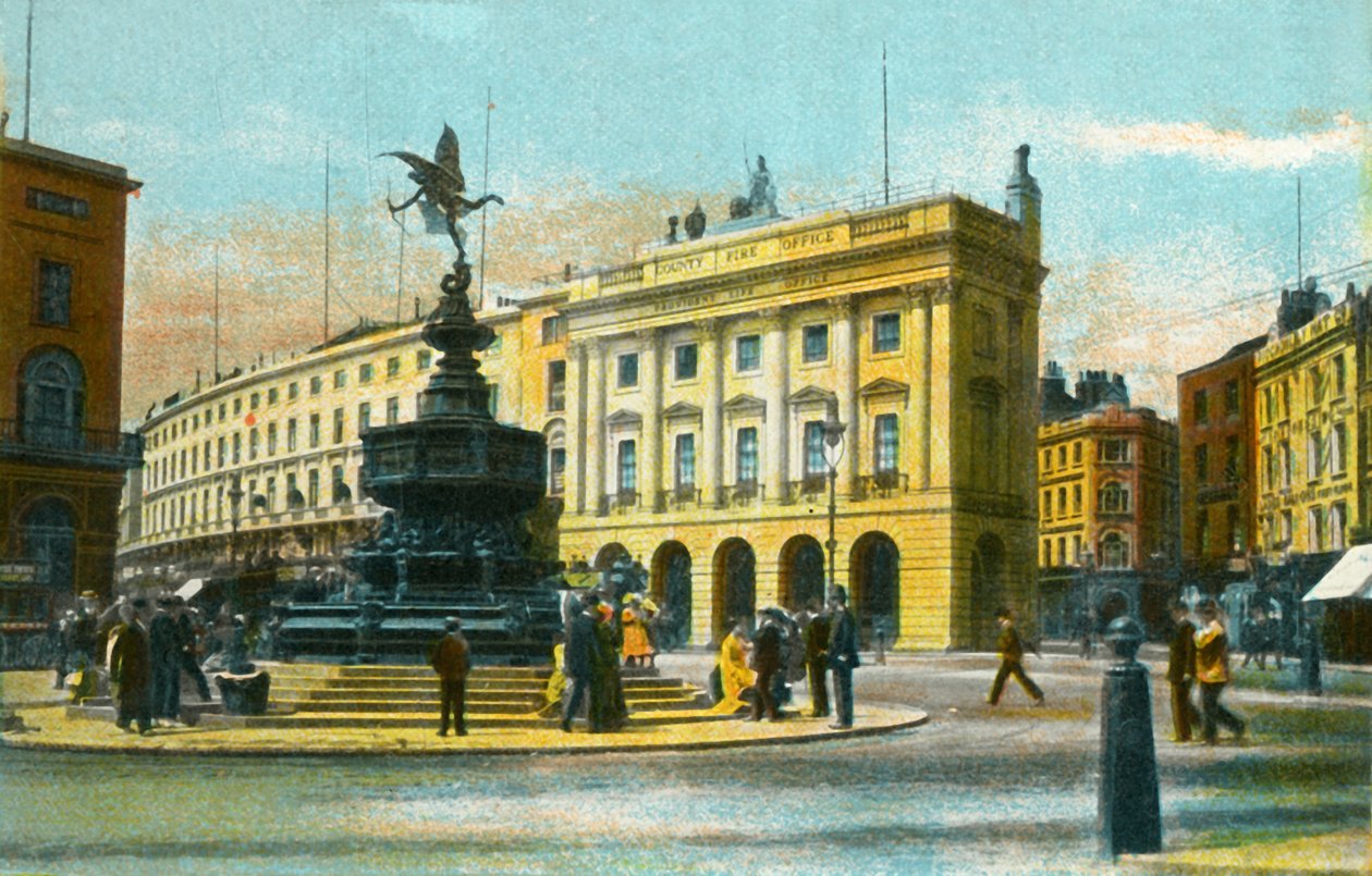Piccadilly Circus, Lontoo, 1910. tekijältä Unbekannt
